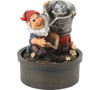 Настольный фонтан GREEN APPLE Гном Дачник 25 см Б0043457