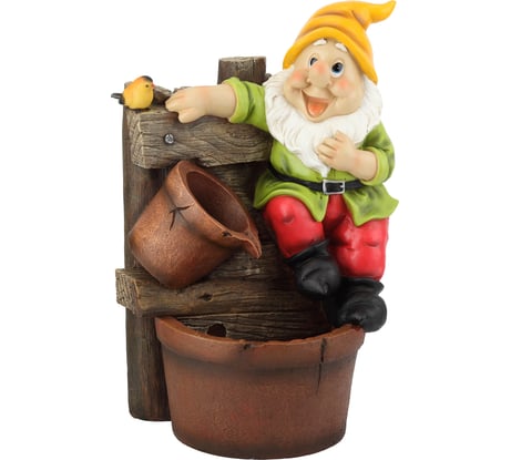 Уличный фонтан GREEN APPLE GAUF02 Гном 56 см Б0043462