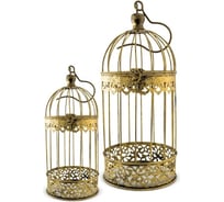 Набор декоративных клеток ЧУДЕСНЫЙ САД золотая патина, 15x32, 20x40см, металл 4606400055730