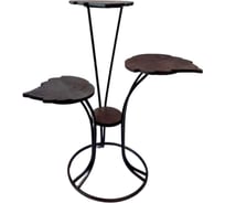 Подставка кованая для цветов Ярмарка-Тверь Пирамида на 3 горшка К57