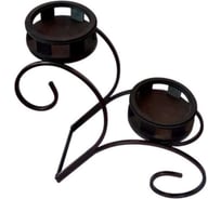 Подставка кованая для цветов Ярмарка-Тверь Барашек на 2 горшка К51