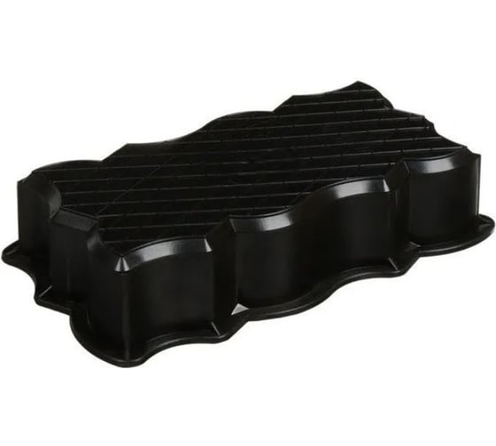 Форма для брусчатки Standartpark волна зигзаг большая, готовое изделие 260x130x56 мм, упаковка 10 шт Ф11004