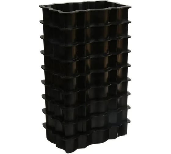 Форма для брусчатки Standartpark волна зигзаг большая, готовое изделие 260x130x56 мм, упаковка 10 шт Ф11004