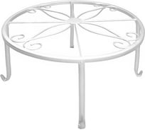 Подставка под кашпо Homium Flower, на ножках, белая standIron10white