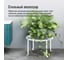 Подставка под кашпо Homium Flower, на ножках, белая standIron10white 5