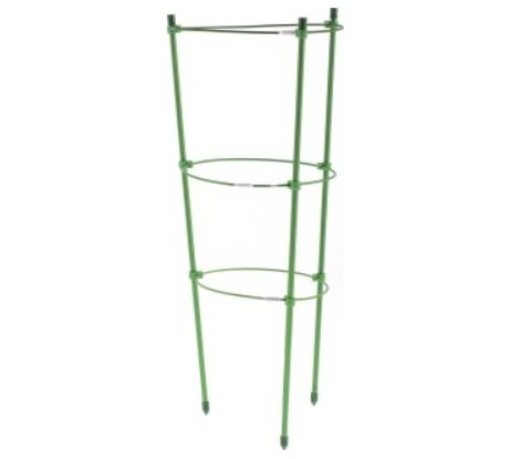 Круглая поддержка для растений h 60см, металл в пластике, 3 кольца PALISAD 644015