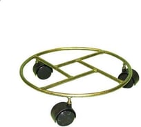 Подставка напольная ПРОФСАНМОНТАЖ на колесах квадрат h9см d33см 017573