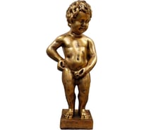 Фигура для фонтана Ваш любимый пруд Писающий мальчик, 59 см, золото 10336