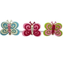 Прищепка бабочка ФлораПласт 3.5 см фасовка 6шт 026669