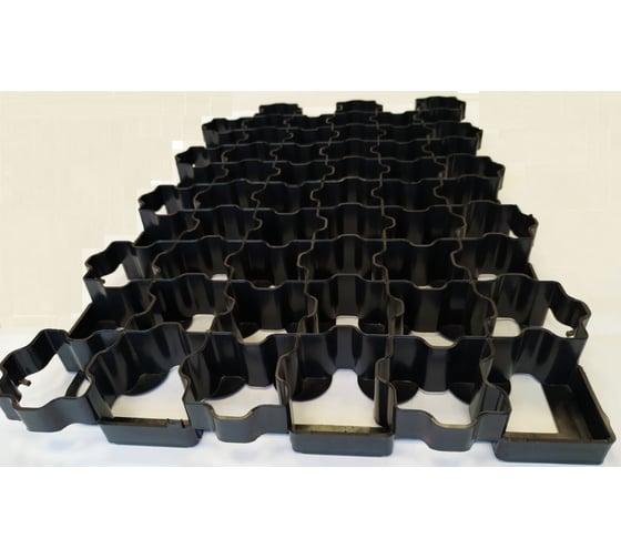 Георешетка для экопарковок Basalt (640x395x40 мм, черный) 4687204805448
