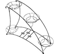 Подставка напольная ПРОФСАНМОНТАЖ Дуга на 4 цв, h64х110х27см 012371