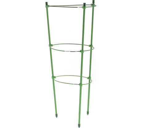 Поддержка для растений PALISAD круглая h 150см, металл в пластике, 5 колец 644045