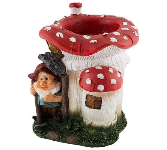 Садовая фигурка Park Гном в грибном домике 169297 1