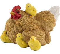 Садовая фигурка Park Курица с цыплятами H-30см 169368
