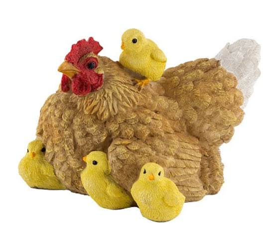 Садовая фигурка Park Курица с цыплятами H-30см 169368