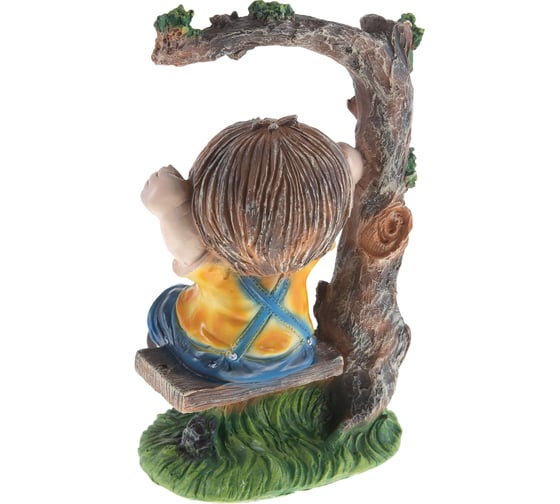 Садовая фигурка Park Мальчик на качелях Н-48см 169341