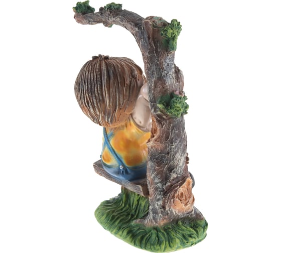 Садовая фигурка Park Мальчик на качелях Н-48см 169341