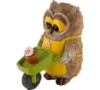 Садовая фигурка Park Сова с тачкой 169322