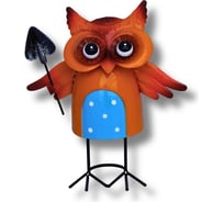 Садовая фигурка для дачи и сада KlestO Совушка с лопаткой Z26971C