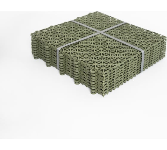 Модульное покрытие KIMRIK 33x33 см, хаки, 9 шт KG110305 1