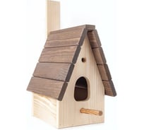 Скворечник из массива сосны ДИПРИЗ крыша защищена рубероидом БСМ0021.03 34482733