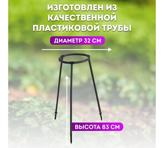 Кустодержатель Зри в корень Пион черный 4650243065869
