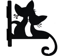Декоративный кронштейн СКП Кошечки 300х250 мм, сталь 1.5 мм КК-012-1