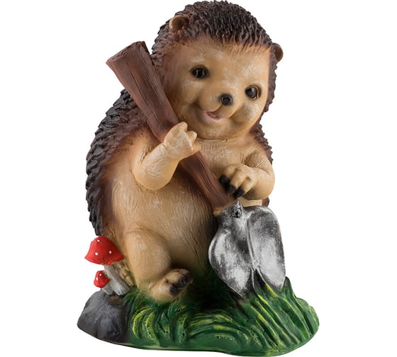 Садовая фигурка Park Ежик с лопатой H-31 см 169393 1