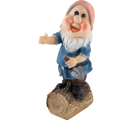 Садовая фигурка Park Гномик малый с лопатой H-32 см 169338