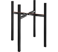 Подставка для цветов Saros Polymer регулируемая, черная, 24-36 мм 400004