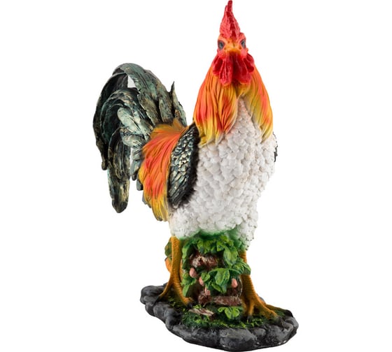 Садовая фигурка Park Петух на бочке Н-43 см 169397