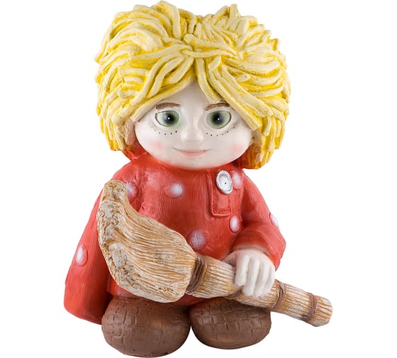 Садовая фигурка Park Домовой с веником Н-39 см 169418