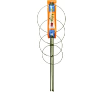 Опора для растений Комус круглая (4 кольца) металл h 90см 466340 1003594