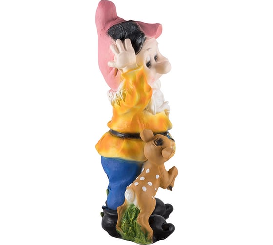Садовая фигурка Park Гном с олененком H-50 см 169412