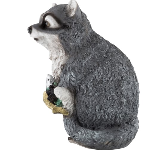 Садовая фигурка Park Енот с рыбой H-35 см 169350