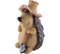Садовая фигурка Park Ежик в шляпе с лопатой Н-43 см 169421