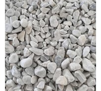 Галька мраморная StoneTent белая, фракция 20-40 мм, 20 кг БП-00000831