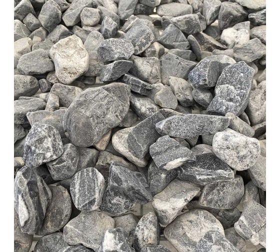 Галька мраморная StoneTent черная, фракция 10-20 мм, 25 кг БП-00000848 1