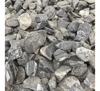 Галька мраморная StoneTent черная, фракция 40-70 мм, 20 кг БП-00000855