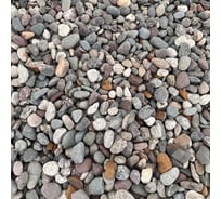 Галька речная StoneTent разноцветная, фракция 10-20 мм, 20 кг БП-00000859