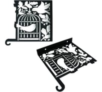 Кронштейн для кашпо МУЛЬТИДОМ Птицы 24х24х3.2 см МТ83-291