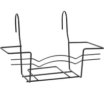 Держатель для балконного ящика Протэкт 40 см, черный ДЯ-40