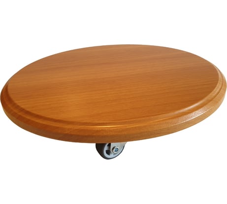 Подставка для цветов на колесах ЦМК диаметр 30 см, ольха PF004