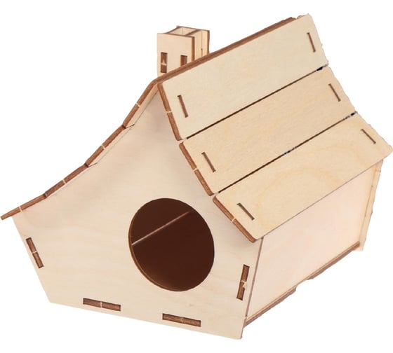Скворечник Greengo Лесная баня 17x13.5x12 см, разобранный 5048154 1