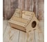 Скворечник Greengo Лесная баня 17x13.5x12 см, разобранный 5048154 5