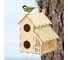 Скворечник с кормушкой Greengo Домик для гостей 20x16x23 см, разобранный 5048153 2