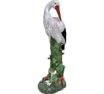 Садовая фигурка Голден крафт Аист с лягушкой 83х38х25 ФП858