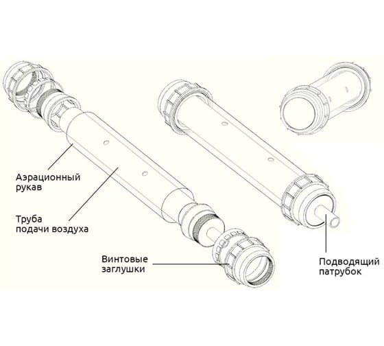 Аэратор для септика DRAUFLOS 900 мм Air 900