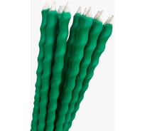 Опоры для растений / садовые колышки Темиора 5 шт, d 14 мм, h 1,2 м, зеленые, в покрытии, заточенные 0211