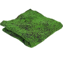 Декоративный искусственный рельефный мох Greengo 1х1 м, зеленый на черном 5203160